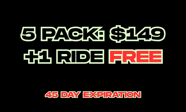 3-Month prepaid Ride Pack (5 rides + 1 free)